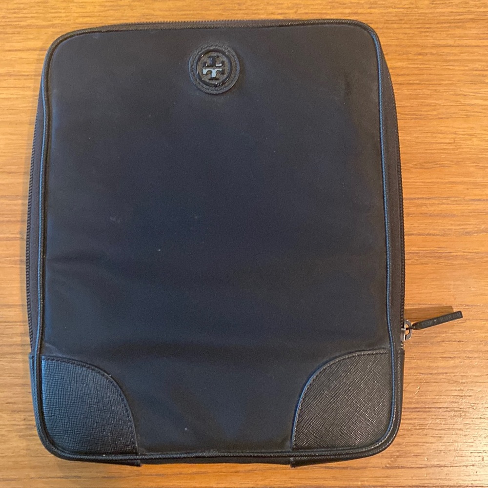 Tory Burch iPad case. Logo scratched